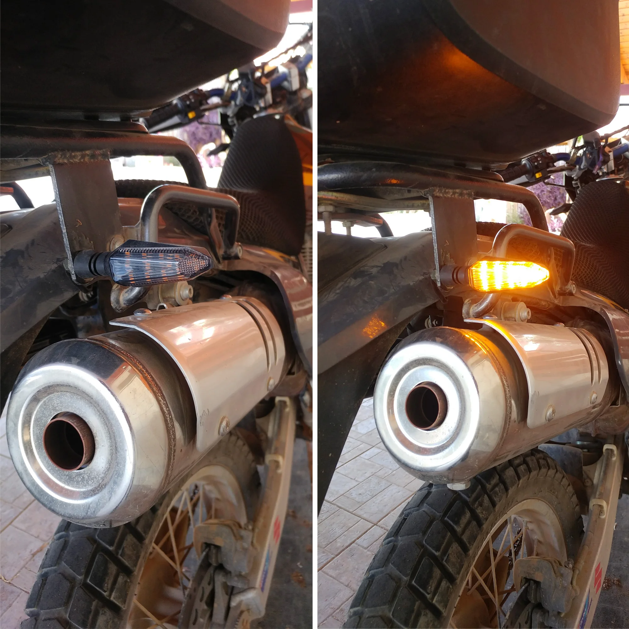 Указатель поворота для мотоцикла Spirit Beast желтая лампа светодиодные индикаторы