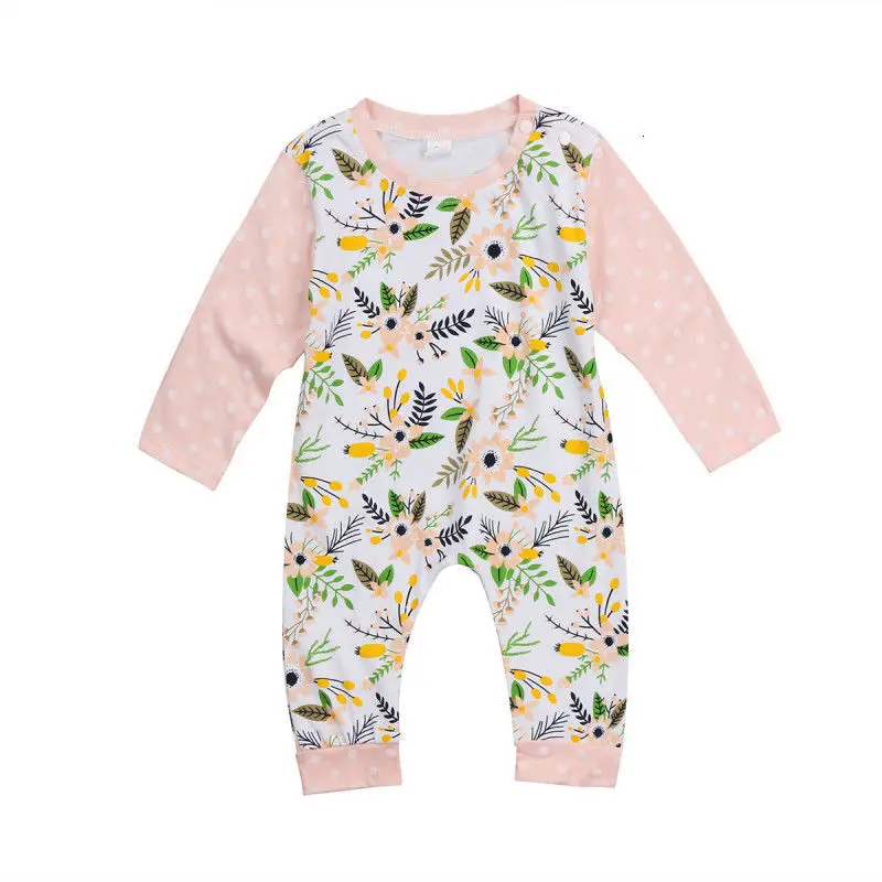 2019 детская одежда с принтом для новорожденных мальчиков и девочек на весну осень