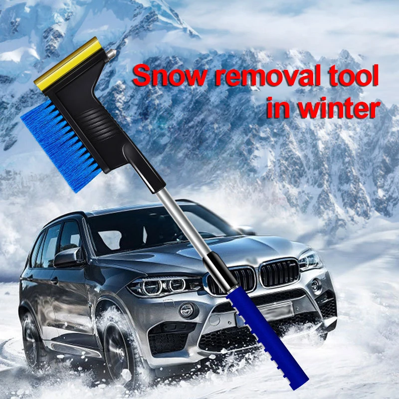 1pcs Automobile Ice Scraper Windshield Snow Removal Brush Retractable Glass Cleaning Tool | Автомобили и мотоциклы