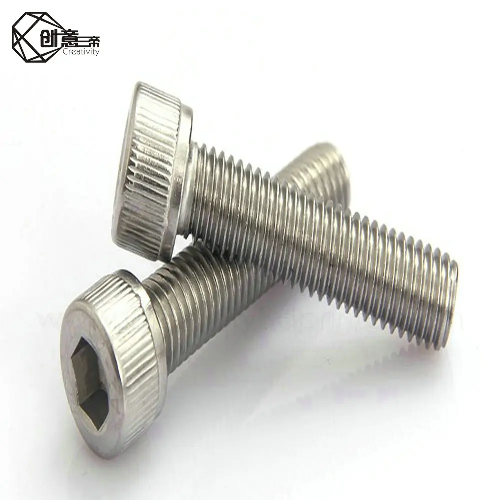 10 шт. M4 M5 M6 DIN912 304 Шестигранная головка из нержавеющей стали винты Внутренняя