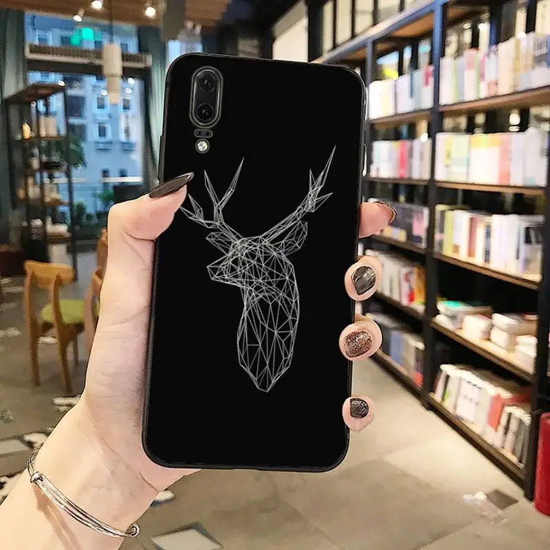 

Animal Line fashion art design line Phone Case For Huawei honor Mate P 10 20 30 40 Pro 10i 9 10 20 8 x Lite