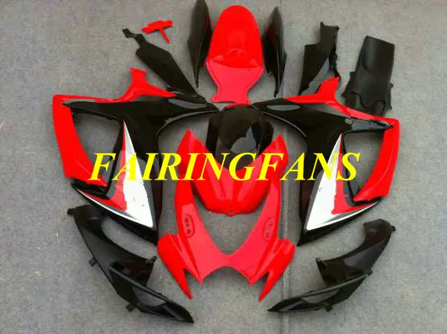 Комплект обтекателей для мотоцикла GSXR600 750 K6 06 07 GSXR 600 GSXR750 2006 2007 Горячая Красный