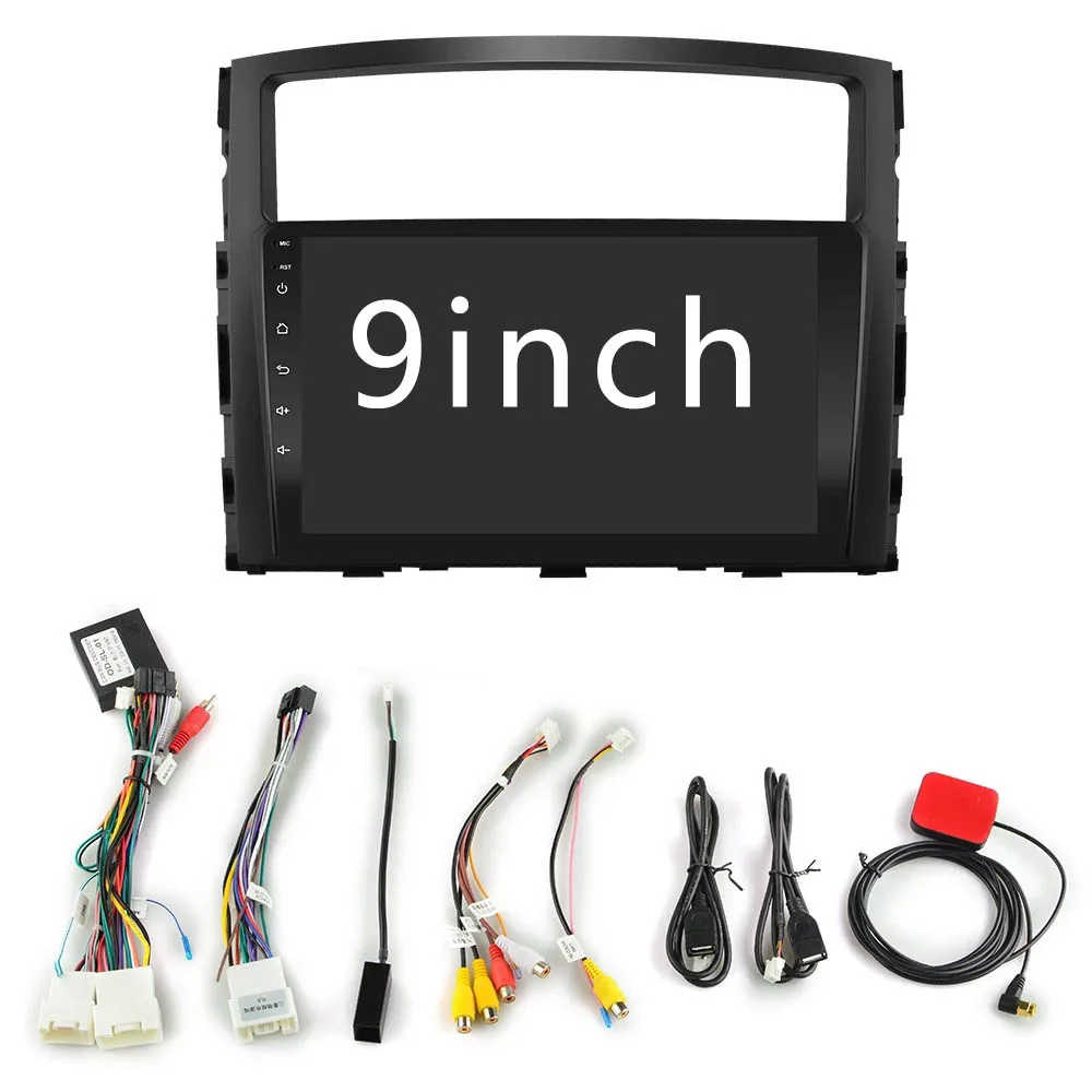 Автомагнитола pro 2 din мультимедийный видеоплеер GPS-навигатор 2G + 128G Android 10 для Mitsubishi