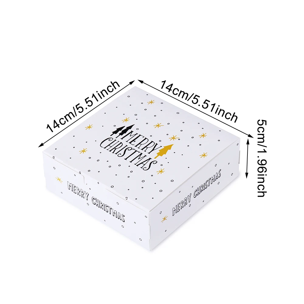 5 шт. НОВАЯ РОЖДЕСТВЕНСКАЯ Портативный крафт бумажный мешок подарка коробка