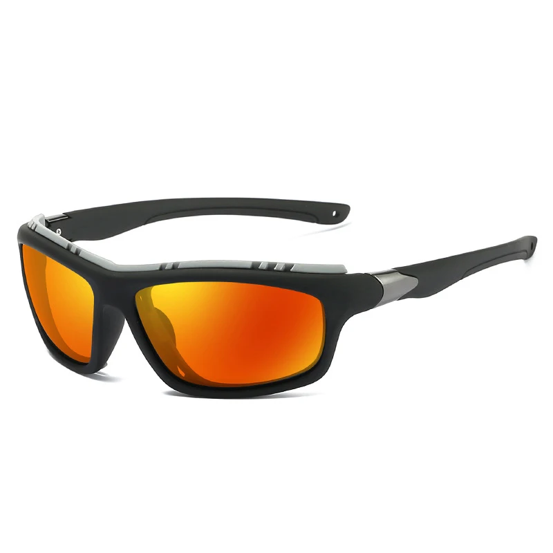5-Black-Orange Топ мужские s поляризованные армейские очки спортивные солнцезащитные очки для вождения UV400 Мужские Тактические Солнцезащитные очки для рыбалки стимпанк для мужчин Gafas de sol - Цвет линз: 5-Black-Orange