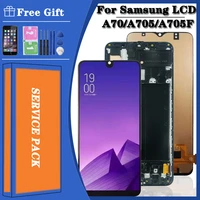 100 tested 6 7 lcd display for samsung galaxy a70 lcd a705 a705f sm a705mn display touch screen digitizer assembly