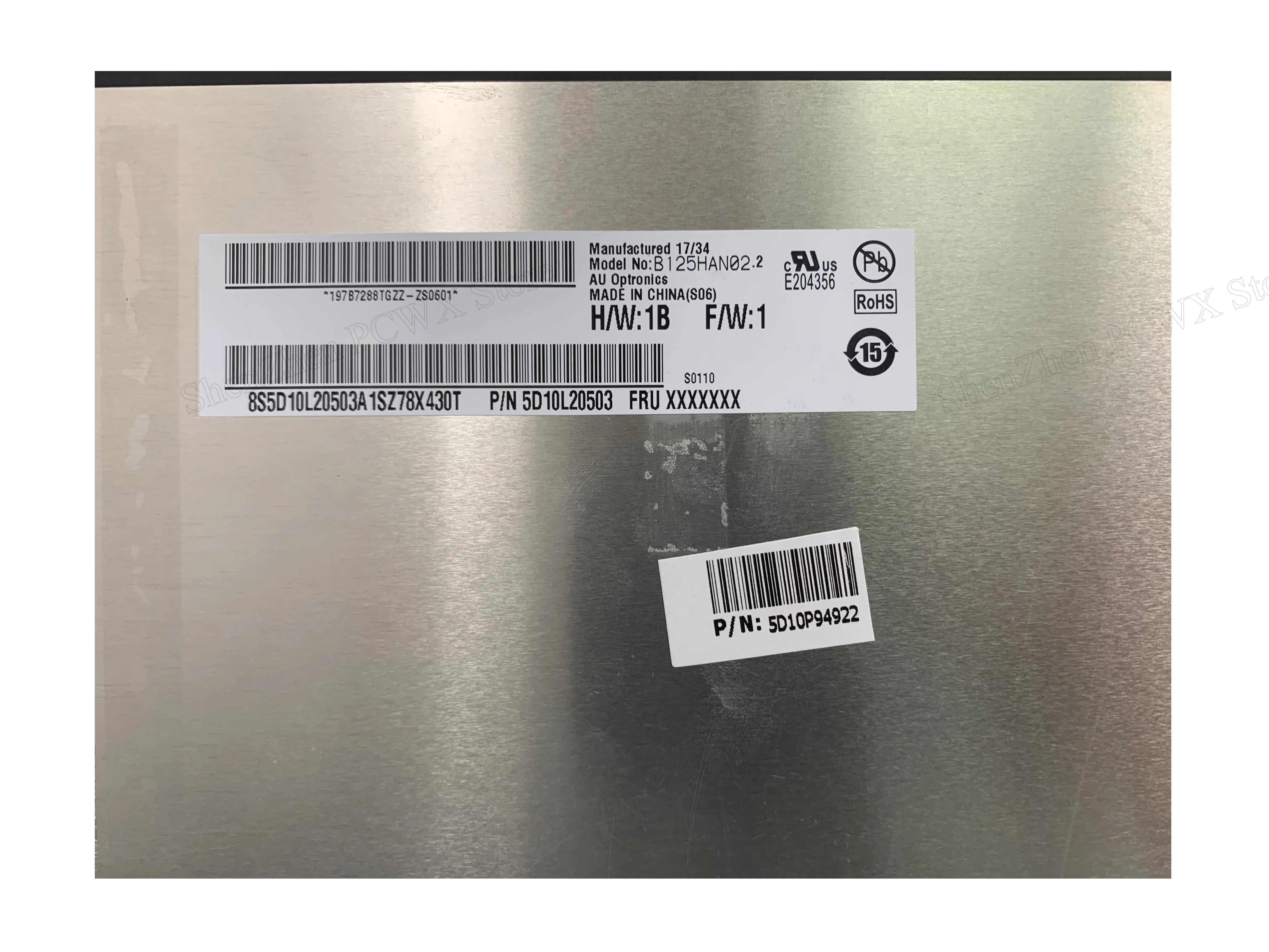 125 для ноутбука Yoga 720-12IKB ideapad 81B5 сенсорный ЖК-дисплей в сборе рамка панель