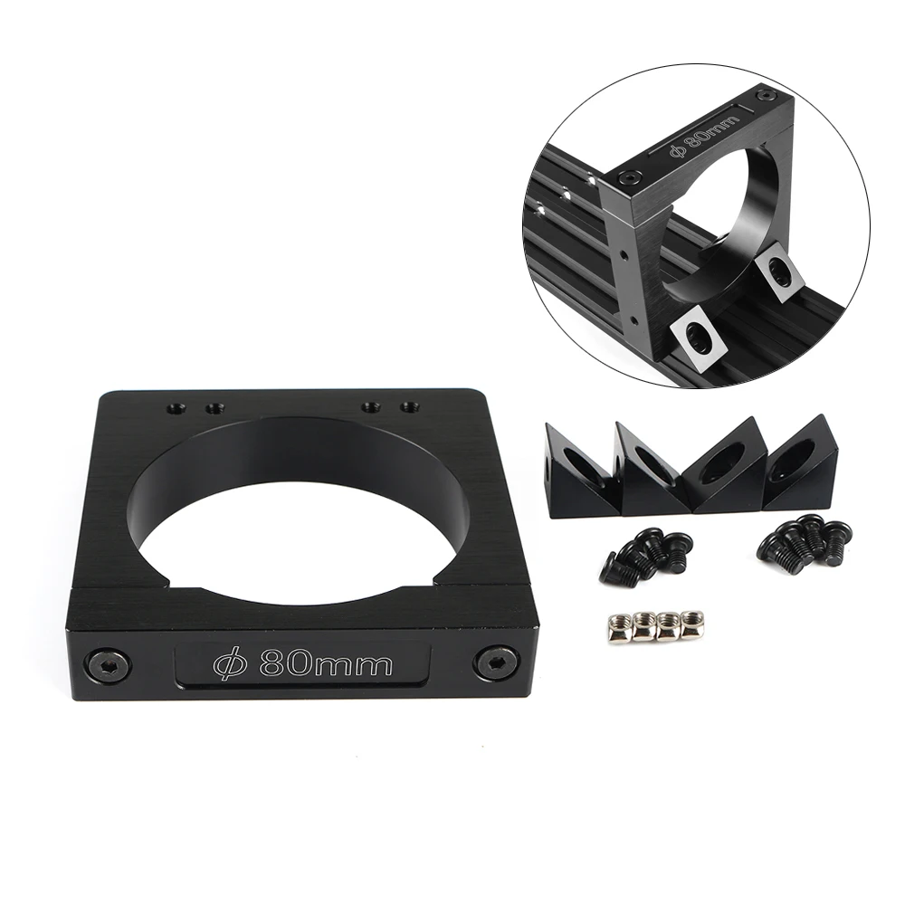 

CNC Router Add-On kit 65mm 71mm 80mm Spindle Mount kit for Workbee OX CNC and other CNC machine