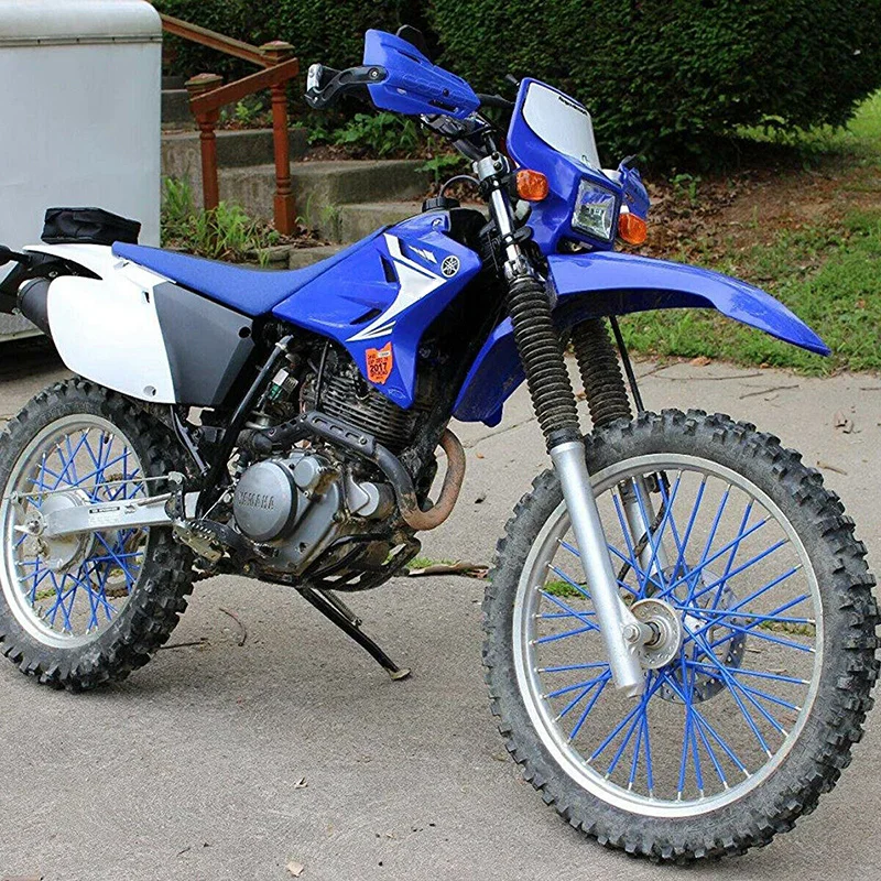 

72 Pcs Spokes Skins Wrap Tubes Decor Protect for Motorcycle Dirt Bike Wheel Rims Cover