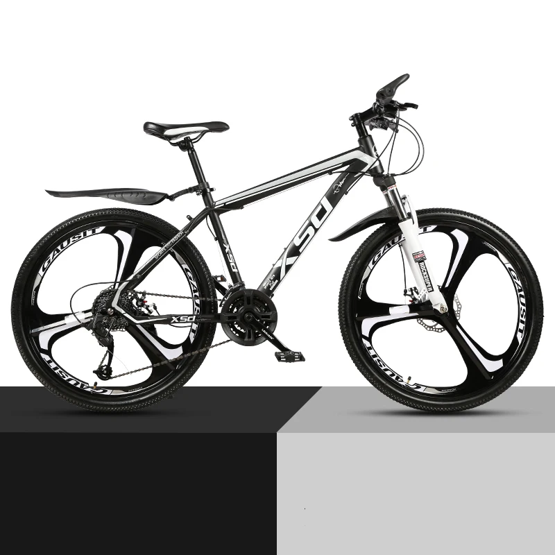 Preise 26-zoll 21/24/27/30 Geschwindigkeit Berg Fahrrad Schock Absorption Geschwindigkeit Ändern Mechanische Scheiben Bremse Student Erwachsene EINE Körper Rad Fahrrad