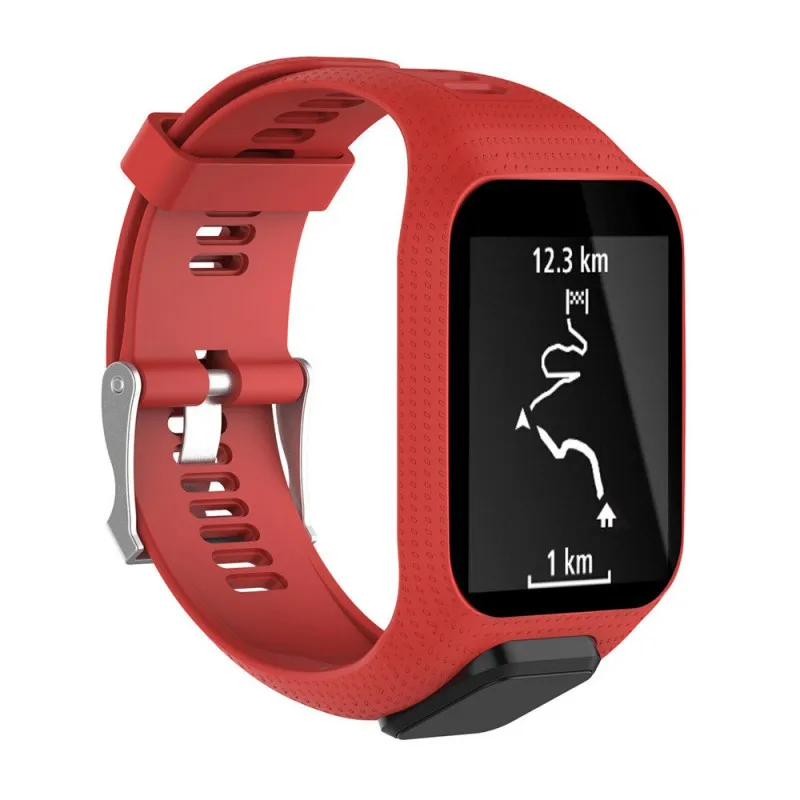 Новый силиконовый ремешок с пряжкой для TomTom Multi Sport/Runner 2 го/3 го поколения сменный