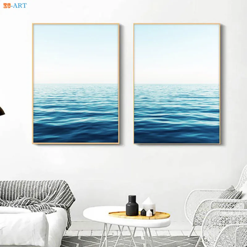 Настенная картина с изображением берега пляжа плакат морскими волнами