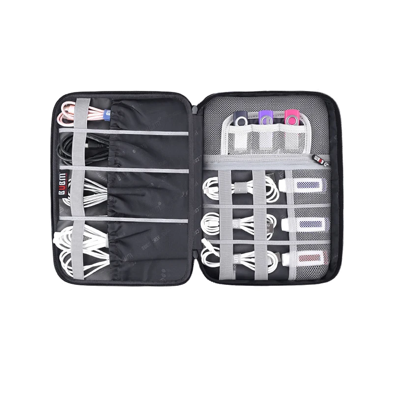 Multi-function Travel Digital Storage Bag Portable Cable Mobile Power U Disk Organizer Electronic Accessories | Дом и сад