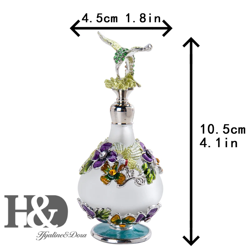 H&D, 15 стилей, пустые многоразовые флаконы для духов, Ретро стиль, матовое стекло, тонкий ароматизированный ароматизатор, контейнер для эфирных масел, Декор, подарок для девушек