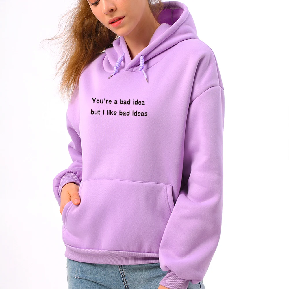 

Oversized Letter Print Hoodies Sweatshirts for Women Hip Hop Plus Size Feminino Sweatsuit Sweatshirt with A Hood Sudadera Mujer
