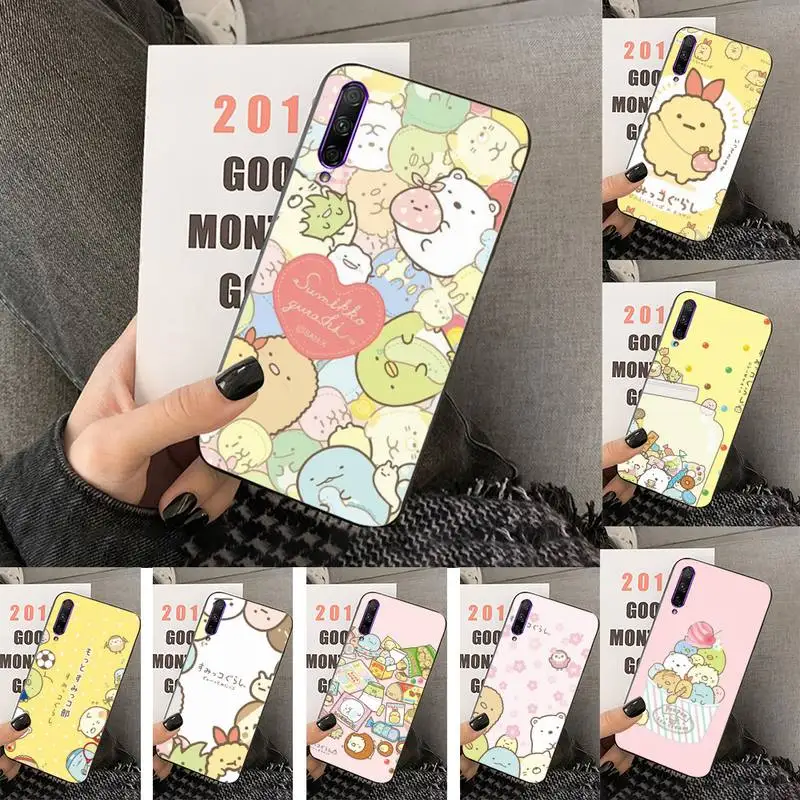 

Cute cartoon sumikko gurashi Phone Case For Huawei Y5 Y62019 Y52018 Y92019 Luxury funda case for 9prime2019