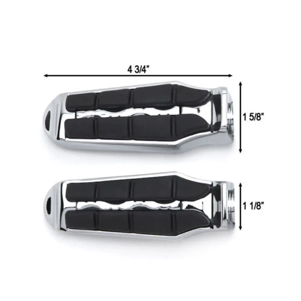 

Motorcycle Chrome Rear Foot Peg Footrests For Fit For Kawasaki Vulcan 1700 Classic/LT/Vaquero 2009-2013