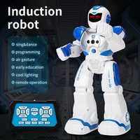 2021 new hot remote control robot smart action walk singing dance action figure gesture densor toys gift for children