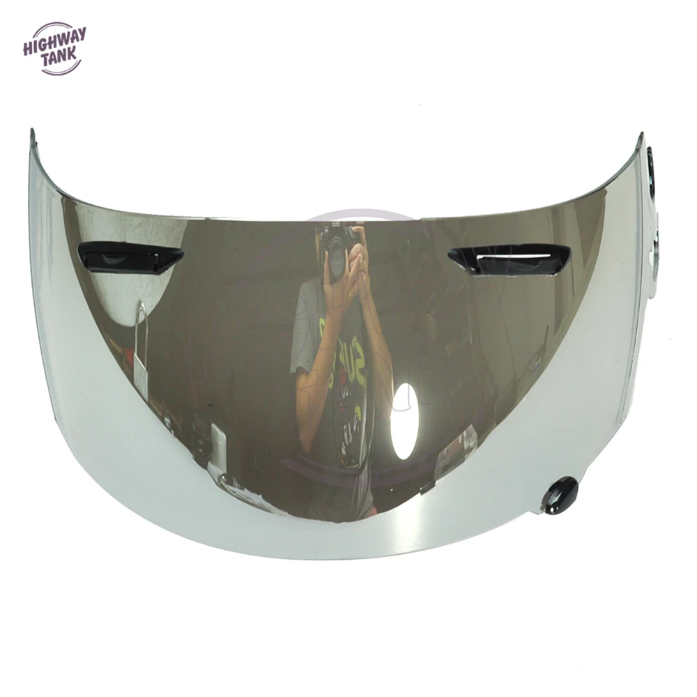 Хромированный мотоциклетный Полнолицевой шлем козырек объектив чехол для ARAI RR5