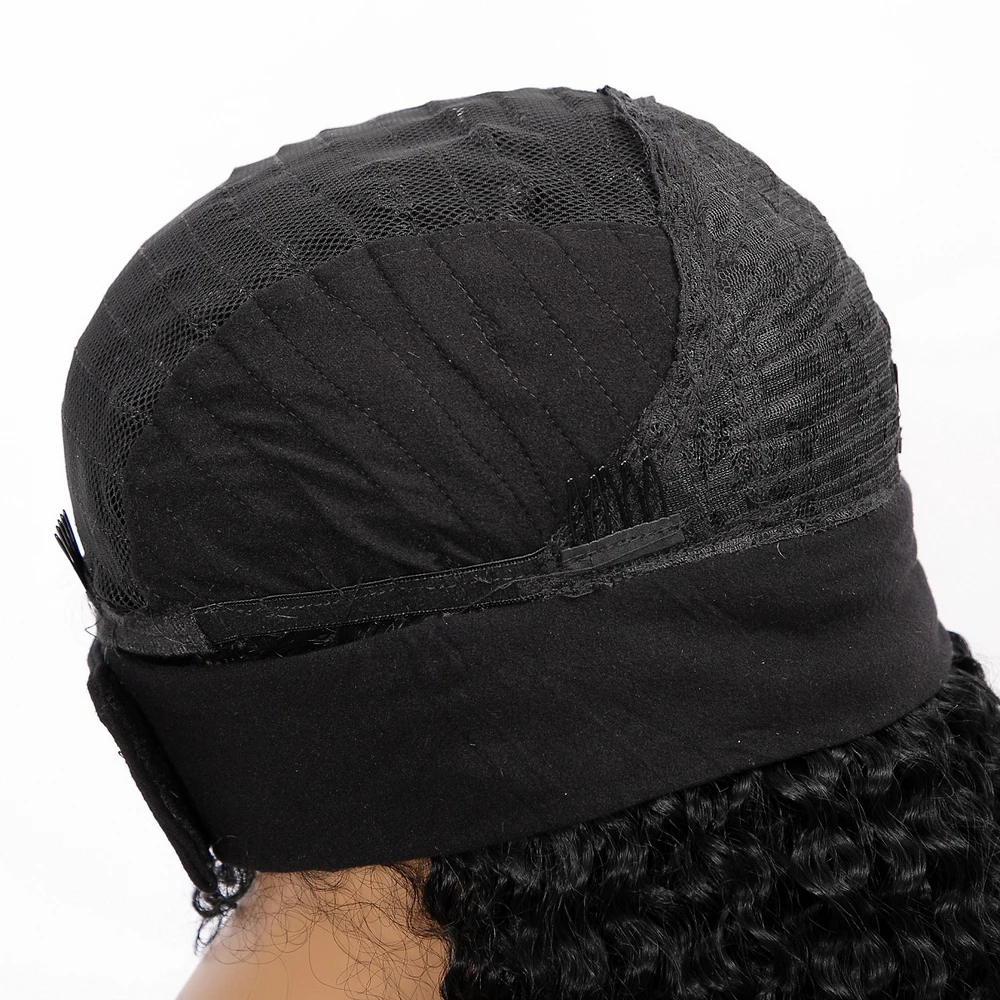 Yiyaobess Auburn Black Long Curly Headband Wig Women Synthetic Hair Cosplay Natural African American Wigs Perruque Bandeau Femme | Шиньоны и