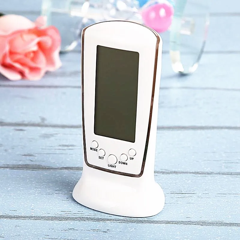 Горячий светодиодный цифровой будильник с синей подсветкой 1 шт. светодиодные