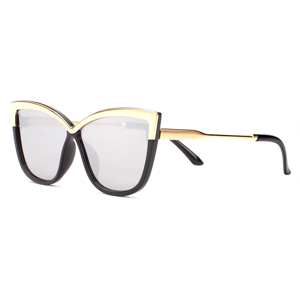 Женские солнцезащитные очки кошачий глаз 2020 Ретро стиль Винтажные