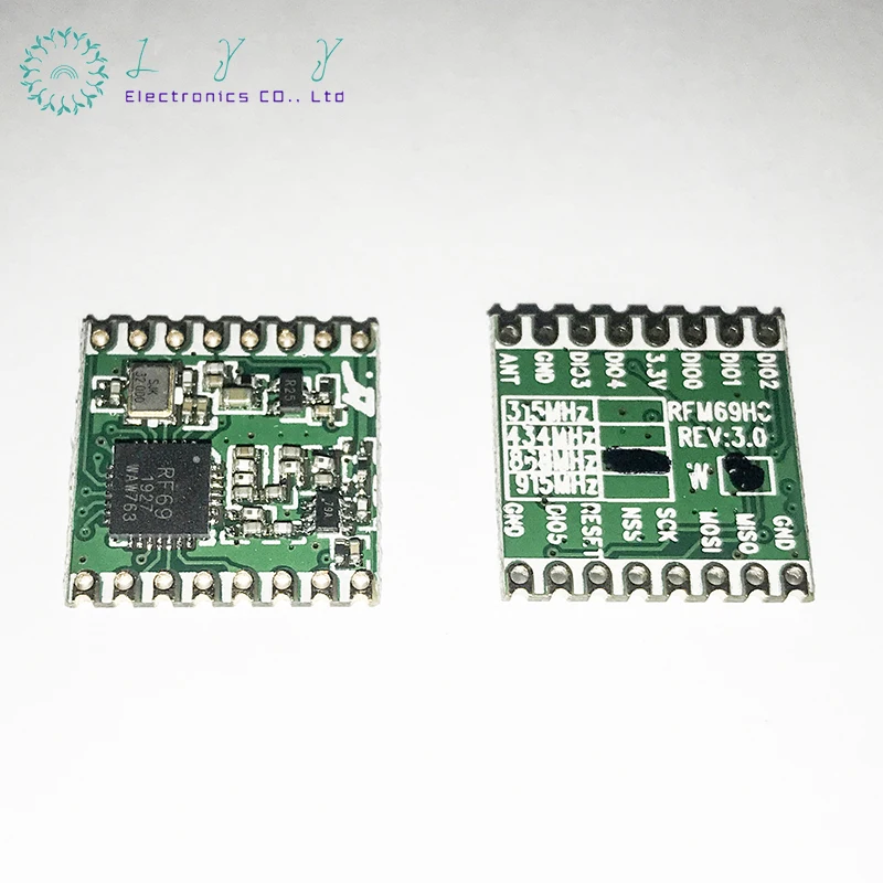 Программируемый радиочастотный приемопередатчик RFM69 RFM69HC RFM69HCW 433 МГц 868 915 1 шт. |