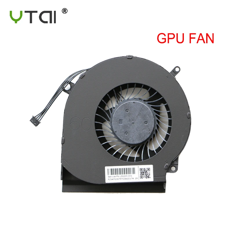 L30204-001 вентилятор процессора для hp OMEN 15-DC 15-DC0013TX 15-DC0004TX 15-dc0005TX TPN-Q211 Вентилятор охлаждения процессора