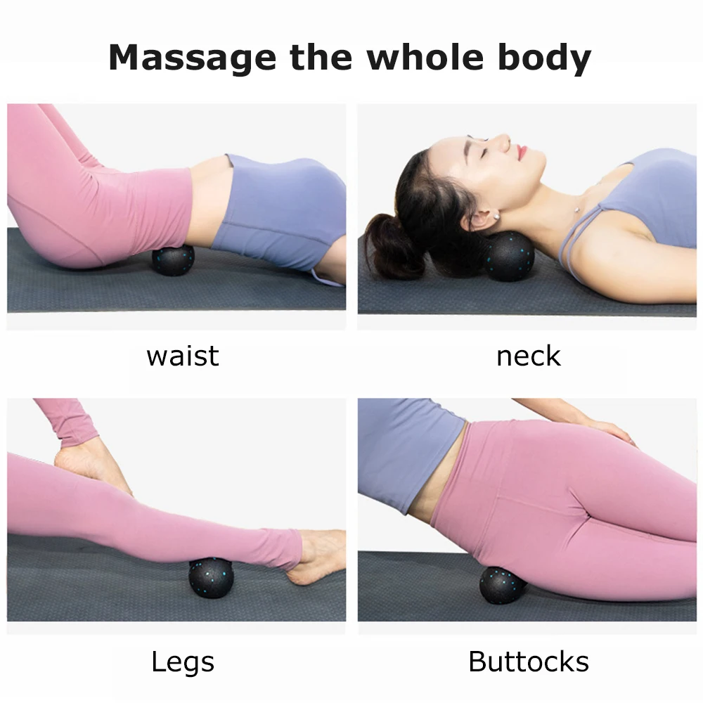 

Durable Yoga Ball Lacrosse Myofascia Ball Peanut Shape Elderly Acupoint Massage Hand Massage Peanut Massage Ball Lightweight