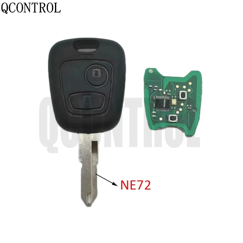 QCONTROL Автомобильный Дистанционный ключ для PEUGEOT 206 207| |