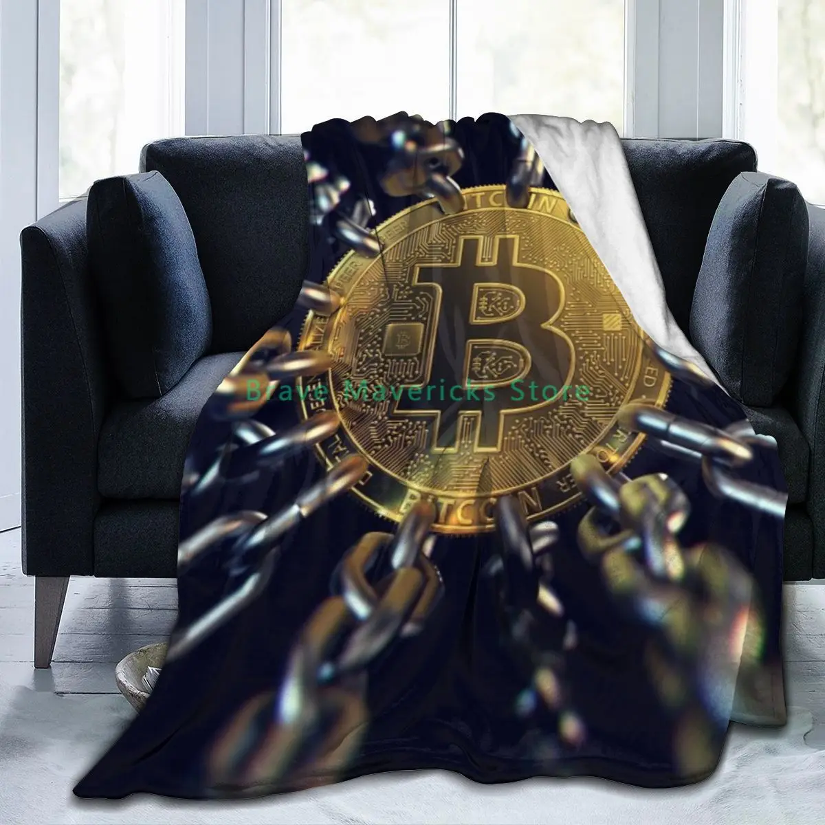 

1-New 3D Personality Printed Flannel Blanket Sheet Bedding Soft Blanket Bed Cover GUN Textile DecorationBitcoin