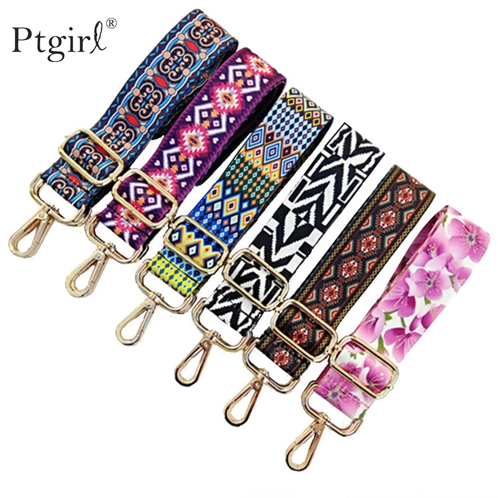 

2020 Colored Bag Strap Handbag Belt Wide Shoulder Bag Strap Replacement Strap Accessory Bag Part Adjustable Belt For Bags 130cm