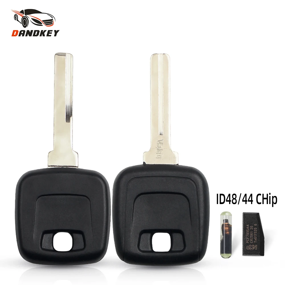 Dandkey ID48/ID44 покрытие чипа Uncut HU56R Blade для VOLVO S40 V40 S60 S80 XC70 чип транспондера чехол