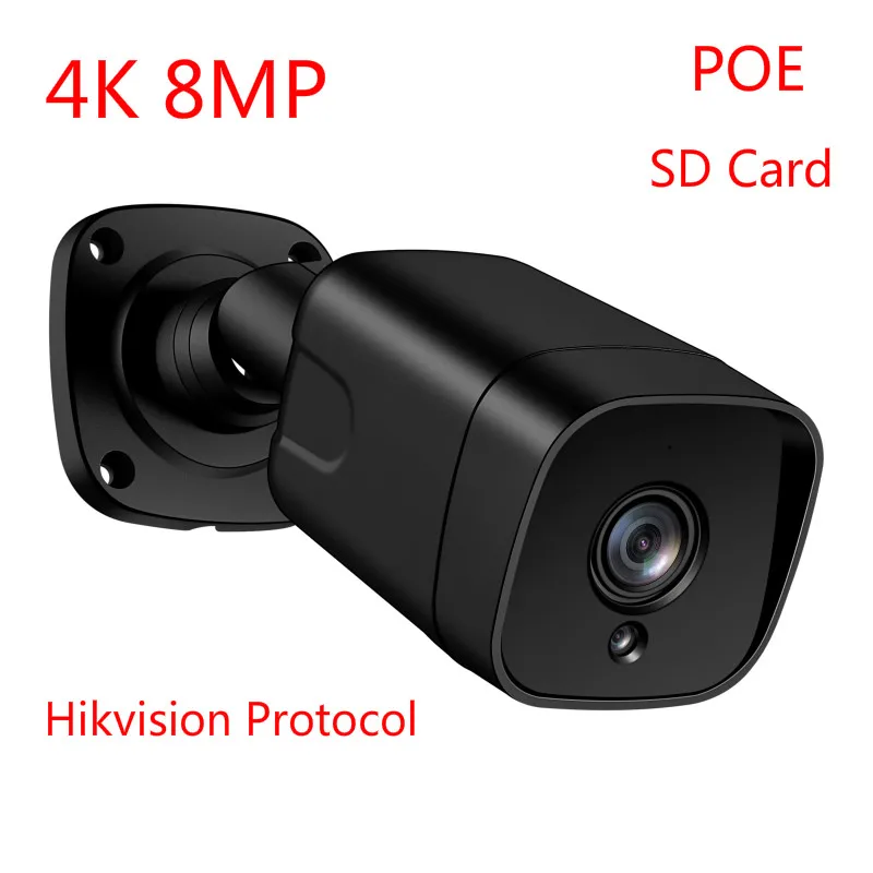 4K 8MP Sony 415 Сенсор POE Мощность камер видеонаблюдения Onvif Hikvision протокола ip-камеры