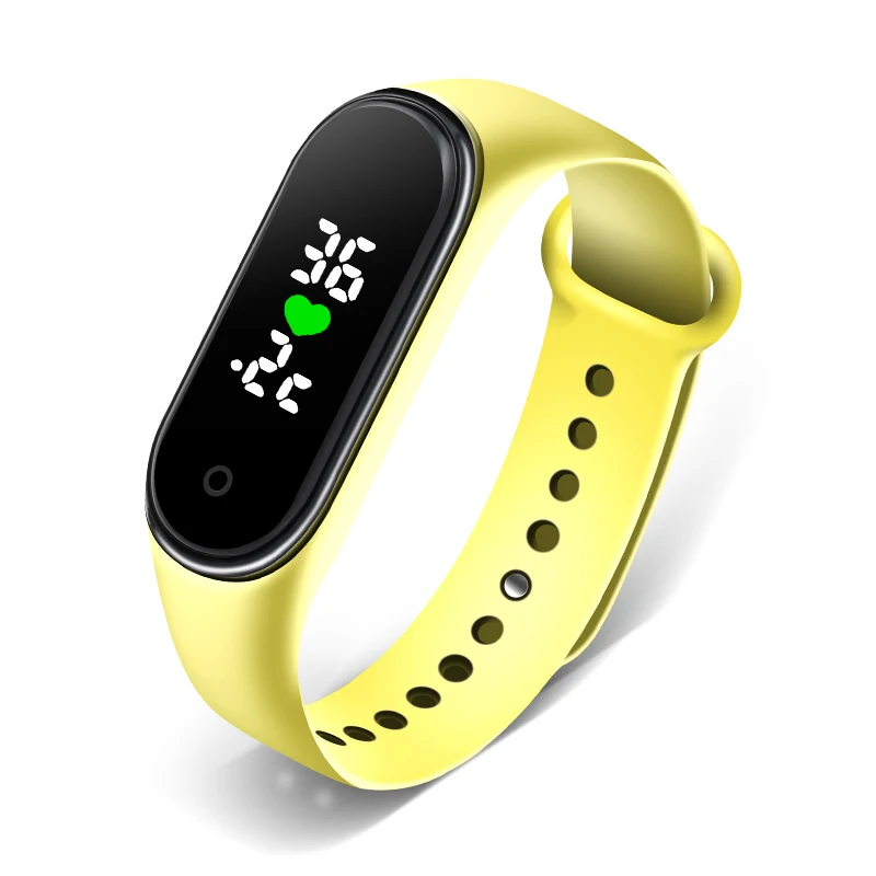 

M5 Led Children Electronic Watch Temperature Measuring Sport Women Men Unisex Wrist Bracelet Kids Watches Boys Girls Reloj Mujer