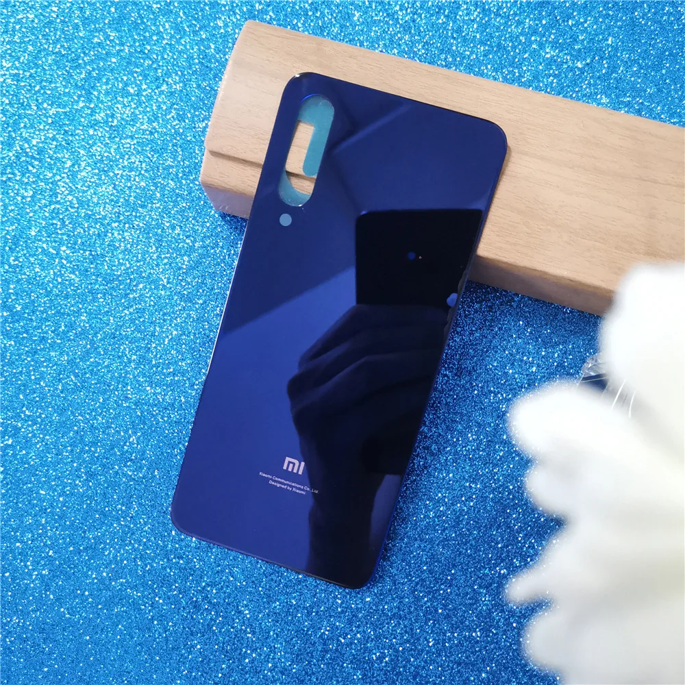 Xiao mi 9 корпус для Xiaomi mi 9 mi 9 батарейный отсек для дверей Стекло mi 9 SE mi 9 SE аккумулятор задняя крышка Запасные части для мобильного телефона