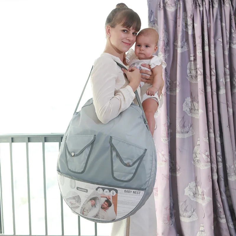 2020 удобная складная детская кроватка для новорожденных многофункциональная