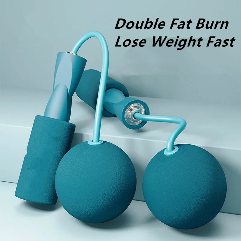 

Скакалка для упражнений дома, тренировочная веревка для прыжков с мячом 75 мм, Спортивная Скакалка для похудения, боксерский мяч