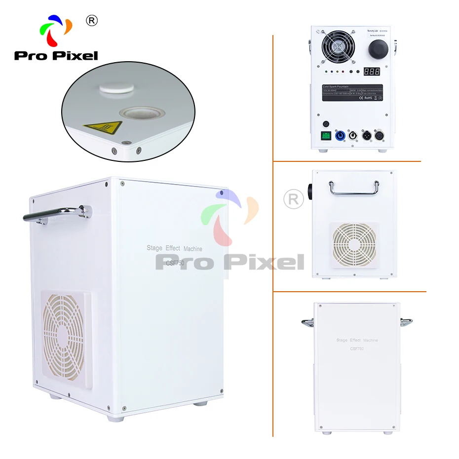 Фонтанный фейерверк 750 Вт Dmx и пульт дистанционного управления для мероприятий