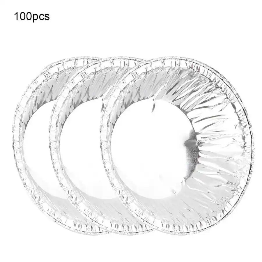 100PCS Non-Stick Egg Tart Mold Cupcake Cake Cookies Tin Mould Case Cup Kitchen Baking Tool |