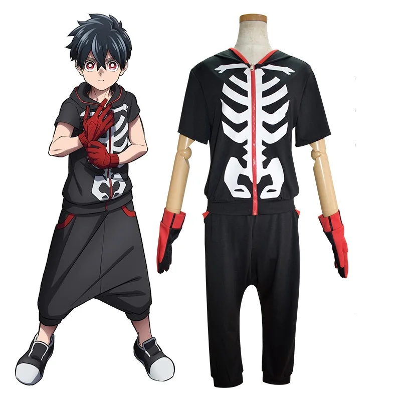 

Unisex Anime Cos Kemono Jihen Kusaka Kabane Cosplay Costumes Uniform Suit
