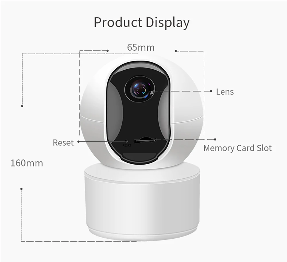 

8MP 4K IP Camera AI Humanoid Detecion Security camera Surveillance Wifi Camera Baby Monitor wireless ptz camera indoor cam