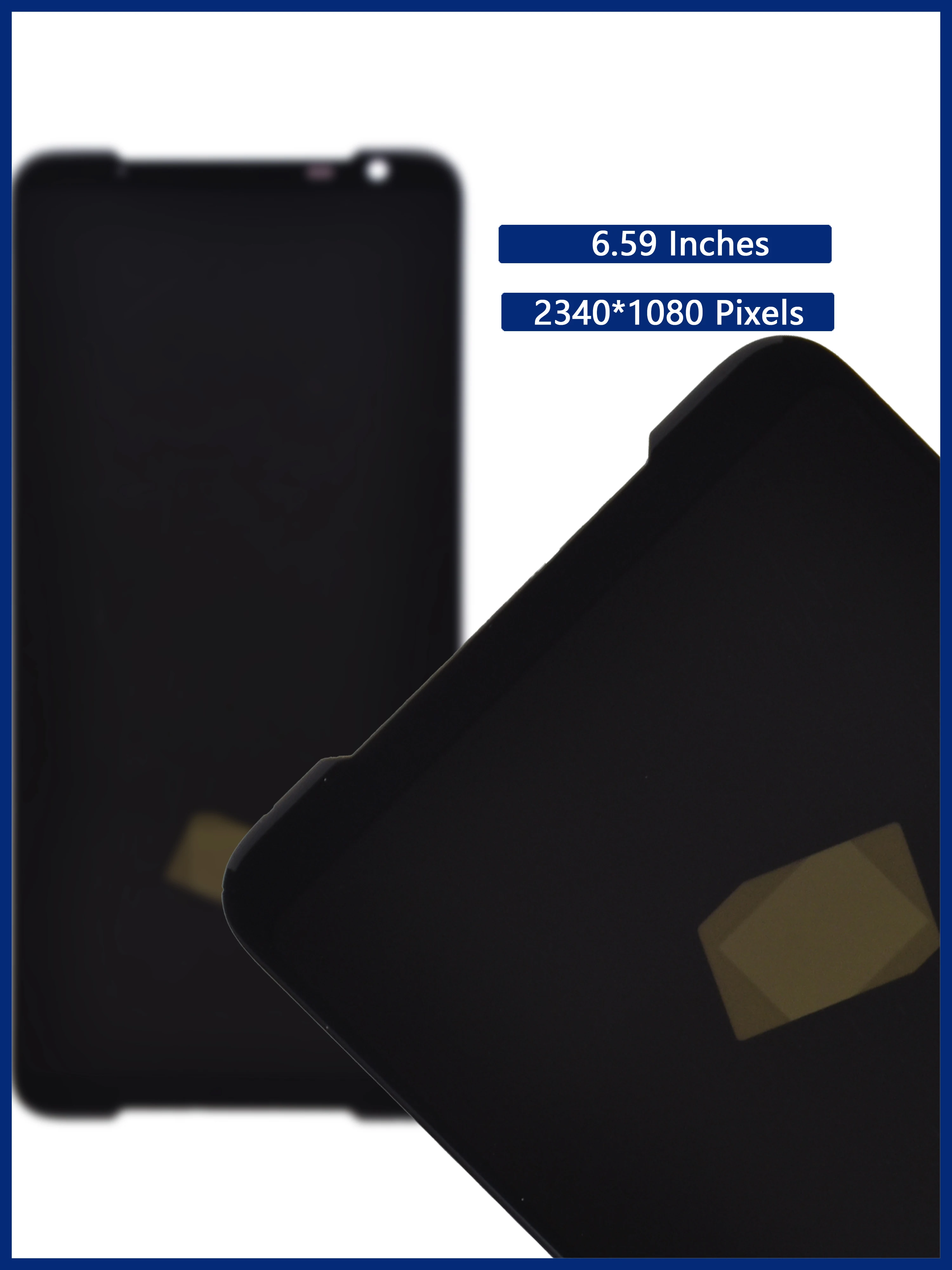 6 59original new lcd for asus rog phone 3 zs661ks lcd display touch screen digitizer assembly replacement for asus zs661ks lcd free global shipping