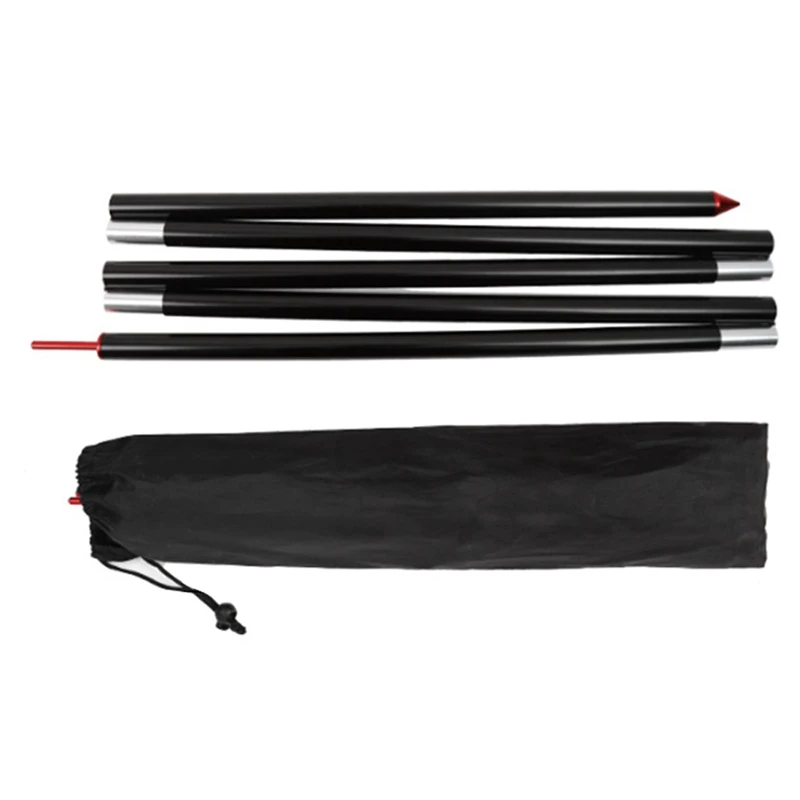 

Outdoor Camping Large Canopy Pole Bold 19.2mm Portable Telescopic Tent Pole Camping Awning Support Pole 2.1M