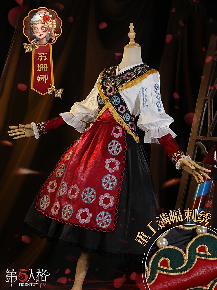 

Anime Game Identity V Matha Behamfil Susanna Dress Party Lovely Uniform Cosplay Costume Women Halloween Free Shipping 2021 New