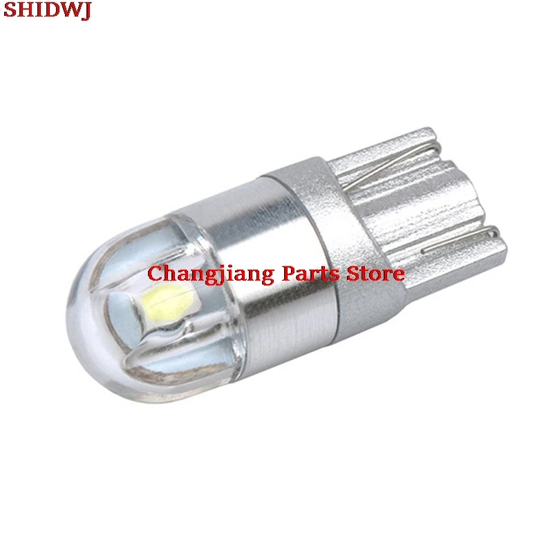

10pcs LED Bulbs White Taillight 168 501 W5W Read Lamp Wedge 3030 2SMD Interior Clearance Car Lights 12V 7000K