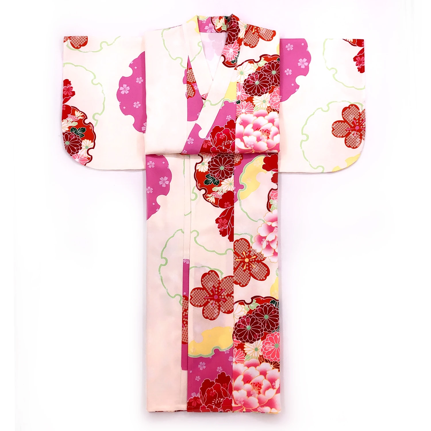 Женское платье кимоно с цветочным принтом винтажное юката гейши|Одежда Азии и