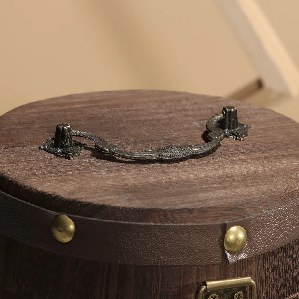 Новый мини контейнер для хранения деревянных бочек чайных листьев кухонных