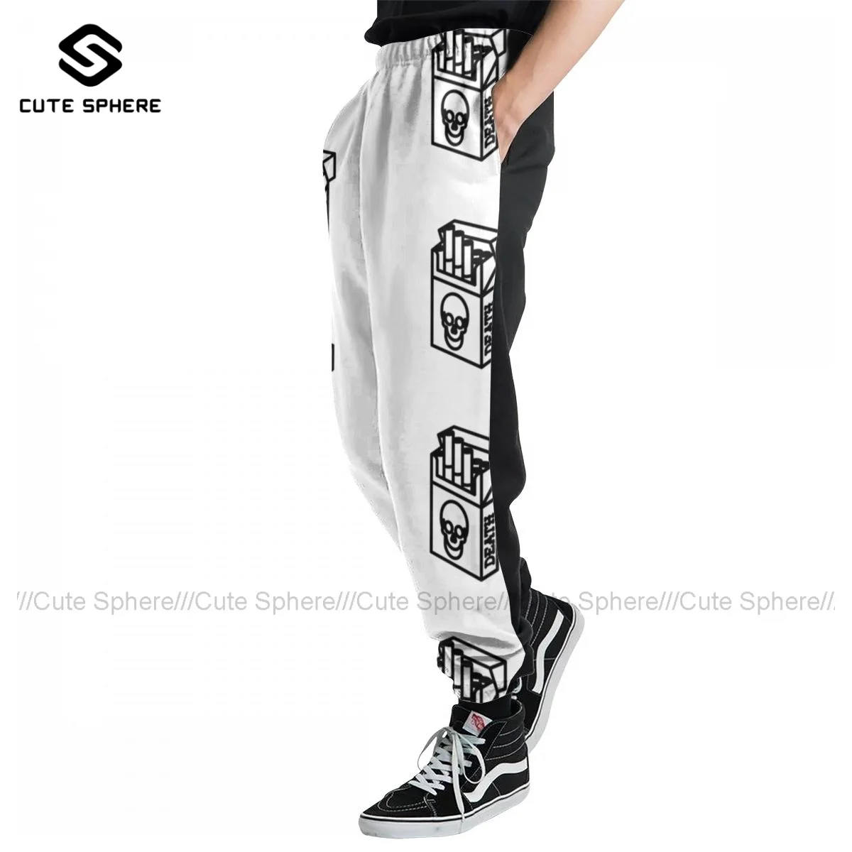

Cigarette Sweatpants Unisex Kawaii Joggers Men Sports Polyester Casual Pants