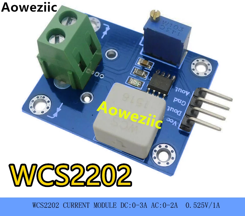 

1PCS WCS2202 For Overcurrent Detection And Short Circuit Detection With Analog And Digital Signals Current Rang:0-2A 0.525V/1A